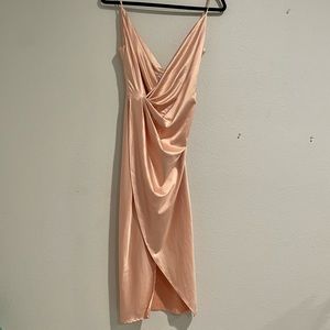 Light pink midi dress